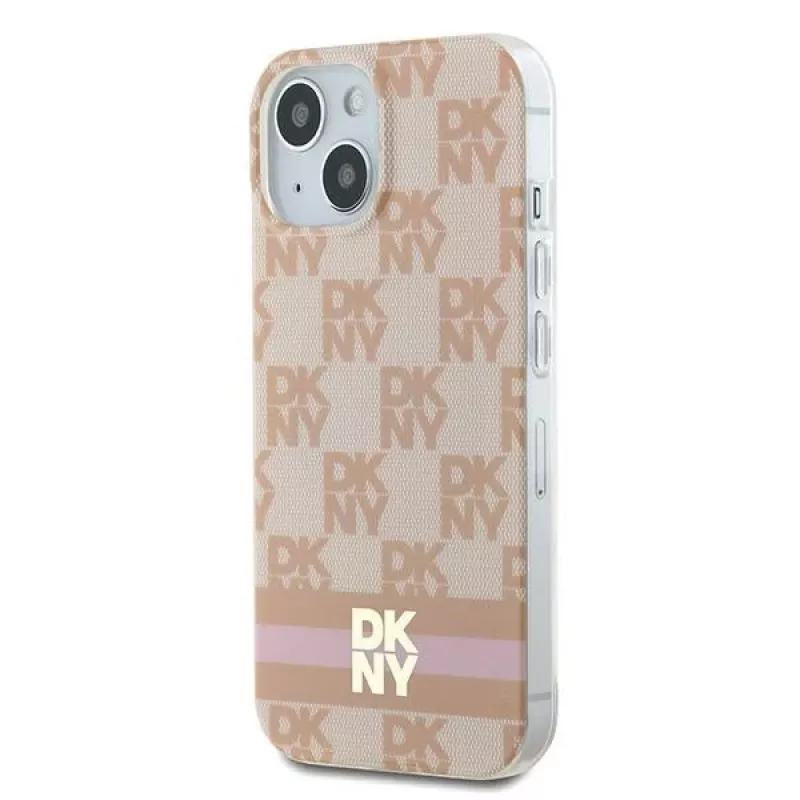 DKNY DKHMP15SHCPTSP Custodia rigida per iPhone 15 / 14 / 13 6,1