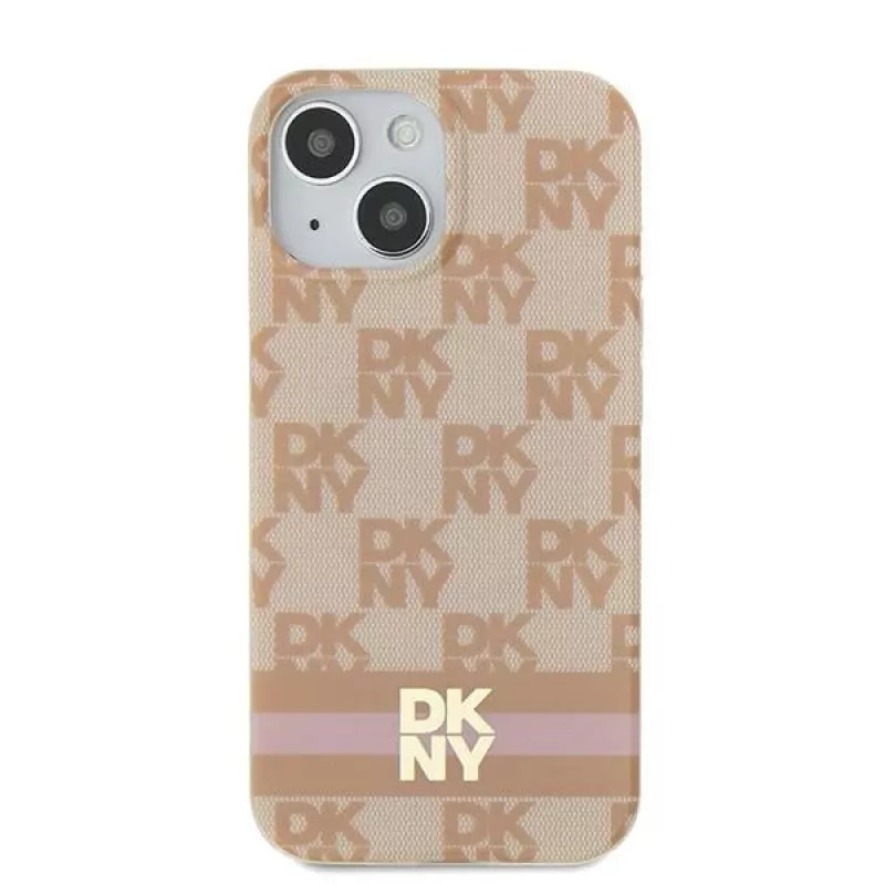 DKNY DKHMP15SHCPTSP Custodia rigida per iPhone 15 / 14 / 13 6,1