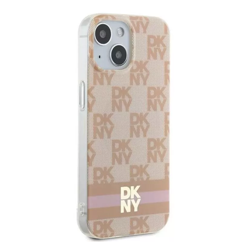 DKNY DKHMP15SHCPTSP Custodia rigida per iPhone 15 / 14 / 13 6,1