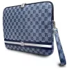 DKNY Sleeve DKCS14PVSHLB 14 inch blu motivo checkered con strisce stampate custodia per laptop