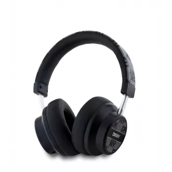DKNY DKBHM2PCSHLK Cuffie Bluetooth over-ear, nero motivo checkered