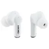 DKNY DKTWS3DNYAK cuffie in-ear Bluetooth TWS con custodia di ricarica, finitura gommata opaca, nere