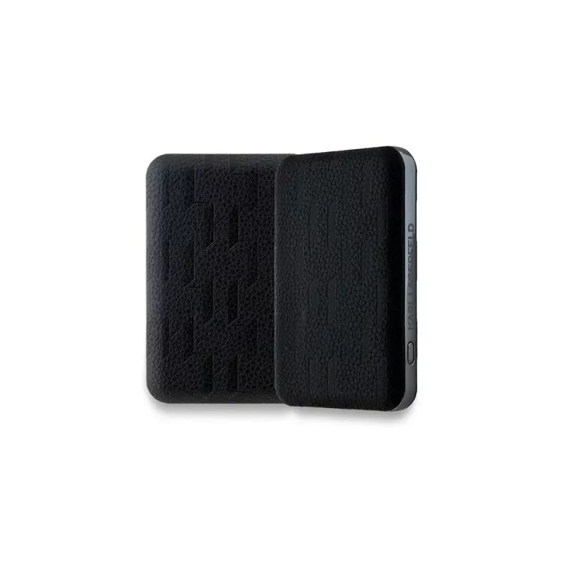 KARL LAGERFELD KLPB5FPGKSKIHK Power Bank wireless 5000mAh 15W MagSafe nero