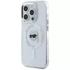KARL LAGERFELD IML Metal Karl Head Custodia MagSafe per Apple iPhone 15 Pro Max bianco