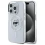Karl Lagerfeld KLHMP15XHLSCHH Hardcase IML Metal Choupette Head MagSafe per iPhone 15 Pro Max 6,7 inch bianco