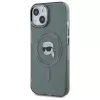Karl Lagerfeld KLHMP15SHLSKIK Hardcase IML Metal Karl Head MagSafe per Apple iPhone 15 6,1 inch nero