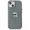 Karl Lagerfeld KLHMP15SHLSKIK Hardcase IML Metal Karl Head MagSafe per Apple iPhone 15 6,1 inch nero
