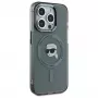 Karl Lagerfeld KLHMP15LHLSKIK Hardcase per Apple iPhone 15 Pro 6,1 inch nero IML Metal Karl Head MagSafe