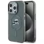 Karl Lagerfeld KLHMP15LHLSKCK Hardcase per iPhone 15 Pro 6,1 inch nero IML Metal Karl & Choupette Head MagSafe