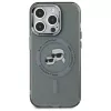 Karl Lagerfeld KLHMP15LHLSKCK Hardcase per iPhone 15 Pro 6,1 inch nero IML Metal Karl & Choupette Head MagSafe