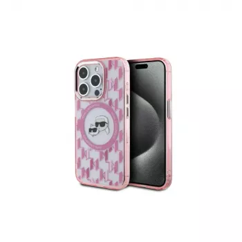 Karl Lagerfeld KLHMP15LHMCKMHP Cover posteriore MagSafe per iPhone 15 Pro 6,1