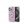 Karl Lagerfeld KLHMP15LHMCKMHP Cover posteriore MagSafe per iPhone 15 Pro 6,1 inch rosa IML Monogram Karl & Choupette Head