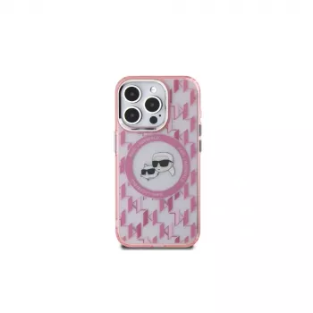 Karl Lagerfeld KLHMP15LHMCKMHP Cover posteriore MagSafe per iPhone 15 Pro 6,1