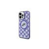 Karl Lagerfeld KLHMP15XHMCKMHU iPhone 15 Pro Max 6,7 inch viola IML Monogram Karl & Choupette Head MagSafe cover posteriore