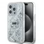 Karl Lagerfeld KLHMP15XLGKISGH iPhone 15 Pro Max 6.7 Hard Case trasparente Liquid Glitter Karl Head MagSafe