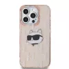 Karl Lagerfeld KLHCP14LHKLPCHP Hardcase per Apple iPhone 14 Pro 6,1 inch rosa IML Choupette Head & Monogram