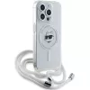 Karl Lagerfeld KLHMP14XHCCHNT iPhone 14 Pro Max 6.7 Hardcase trasparente IML Choupette Head & Cord Magsafe