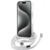 Karl Lagerfeld KLHMP15LHCCHNT iPhone 15 Pro 6.1 Hardcase trasparente IML Choupette Head & Cord Magsafe