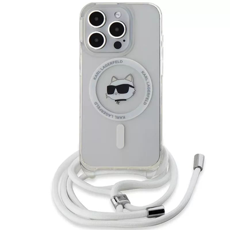 Karl Lagerfeld KLHMP15XHCCHNT Hardcase per iPhone 15 Pro Max 6,7
