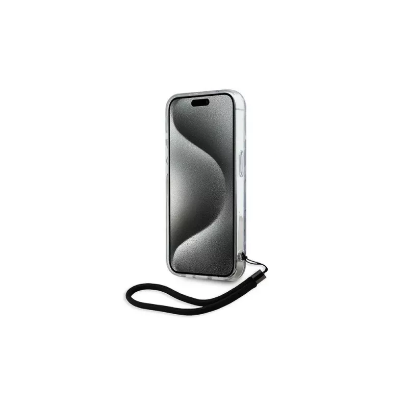 Karl Lagerfeld Zebra With Cord cover posteriore per Apple iPhone 15 Pro Max 6,7