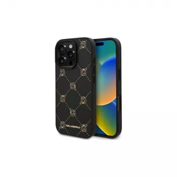 Karl Lagerfeld MagSafe Karl Head Case per iPhone 16 Pro Max (nero)