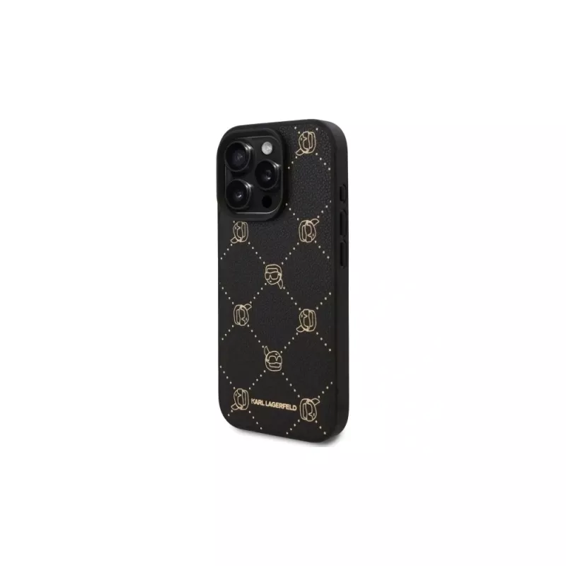 Karl Lagerfeld MagSafe Karl Head Case per iPhone 16 Pro Max (nero)