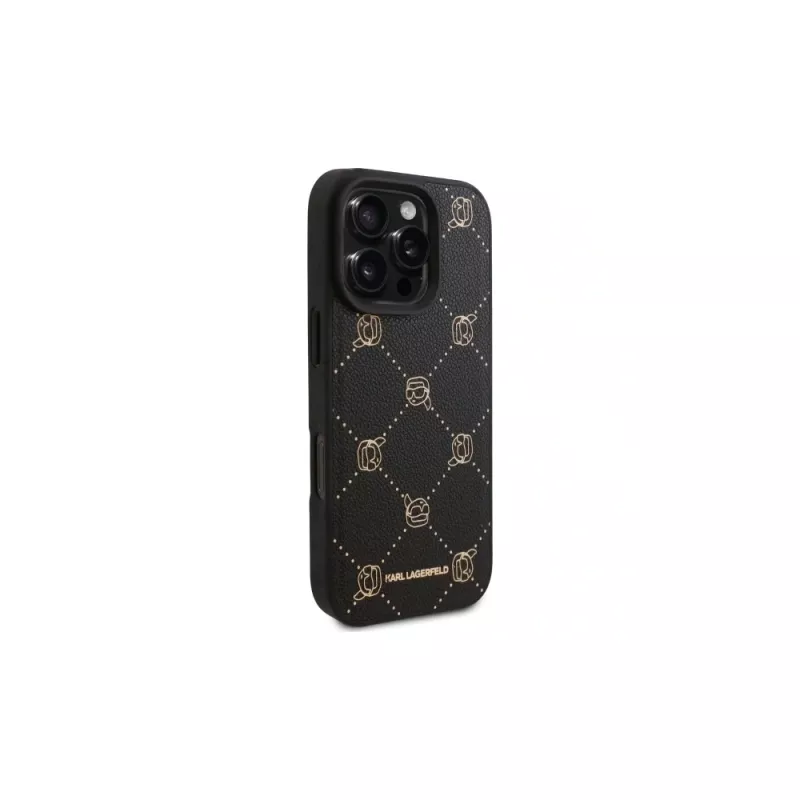 Karl Lagerfeld MagSafe Karl Head Case per iPhone 16 Pro Max (nero)