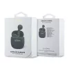 Guess GUTWSJ14ESGKTWS Auricolari True Wireless Bluetooth 5.3 In-Ear con custodia di ricarica, nero, Classic Logo Print