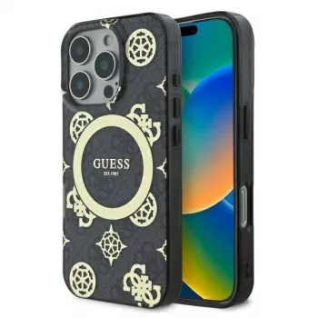 Guess GUHMP16XH4PYEEK Custodia rigida per iPhone 16 Pro Max 6,9