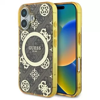 Guess GUHMP16SH4PYEEW Custodia rigida per Apple iPhone 16 6,1