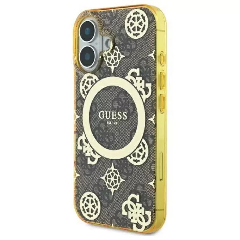 Guess GUHMP16SH4PYEEW Custodia rigida per Apple iPhone 16 6,1