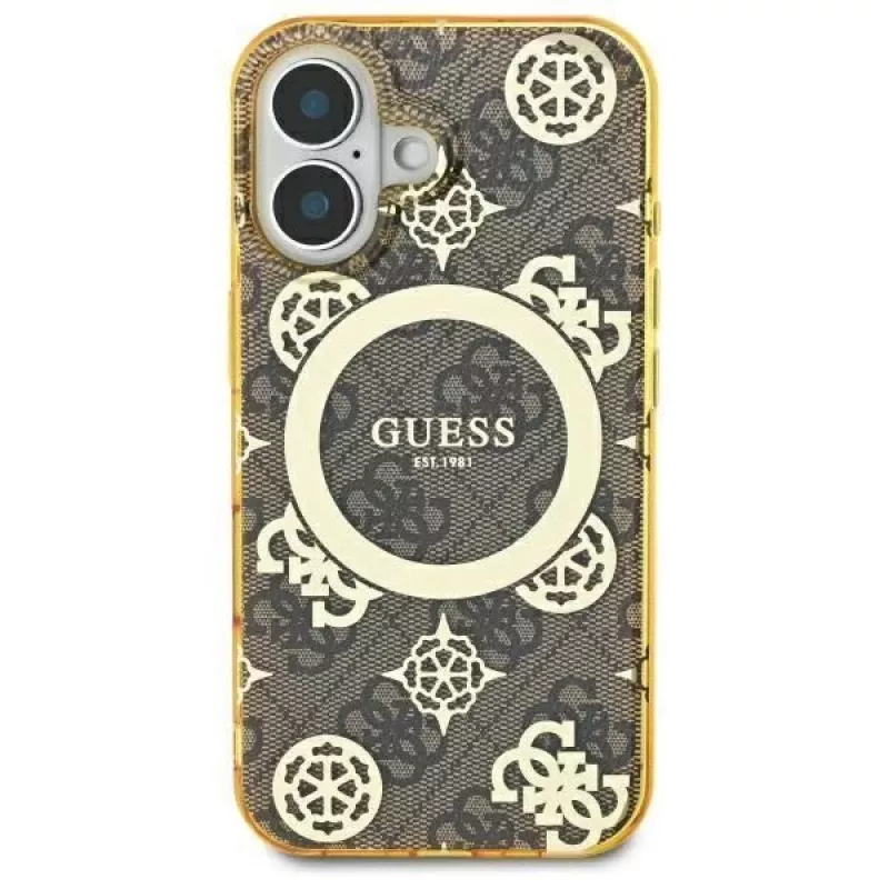 Guess GUHMP16SH4PYEEW Custodia rigida per Apple iPhone 16 6,1