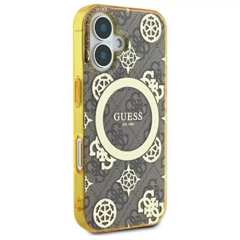 Guess GUHMP16SH4PYEEW Custodia rigida per Apple iPhone 16 6,1