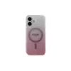 Guess IML Glitter Gradient Custodia MagSafe per iPhone 16 (rosa)