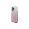 Guess IML Glitter Gradient Custodia MagSafe per iPhone 16 Pro (rosa)