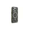 Guess GUHMP16LH4DTEW iPhone 16 Pro 6.3 Custodia rigida IML sfondo 4G MagSafe marrone