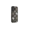 Guess Peony su sfondo 4G Custodia MagSafe per iPhone 16 (marrone)