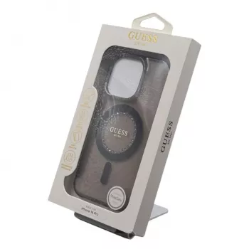 Guess GUHMP16LPFTDTEK Custodia rigida per Apple iPhone 16 Pro 6,3