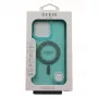 Guess IML Rhinestones Custodia MagSafe per iPhone 16 Pro Max (verde)