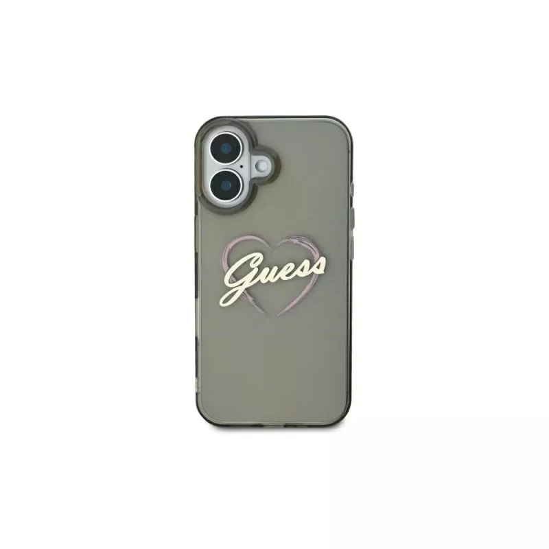 Guess GUHCP16SHCHGSPK Custodia rigida per iPhone 16 6,1
