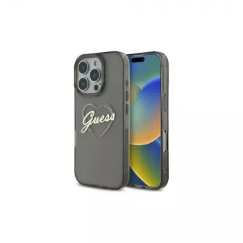 Guess GUHCP16LHCHGSPK Custodia rigida per Apple iPhone 16 Pro 6,3