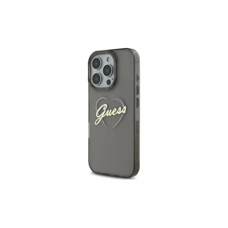 Guess GUHCP16LHCHGSPK Custodia rigida per Apple iPhone 16 Pro 6,3