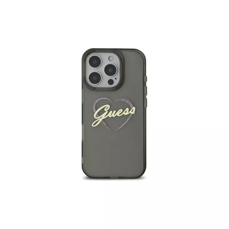 Guess GUHCP16LHCHGSPK Custodia rigida per Apple iPhone 16 Pro 6,3