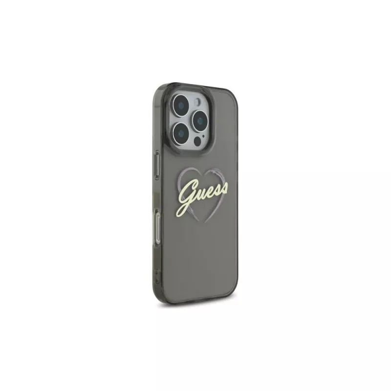 Guess GUHCP16LHCHGSPK Custodia rigida per Apple iPhone 16 Pro 6,3