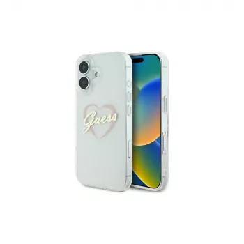 Guess GUHCP16SHCHGSPT Custodia rigida per Apple iPhone 16 6,1