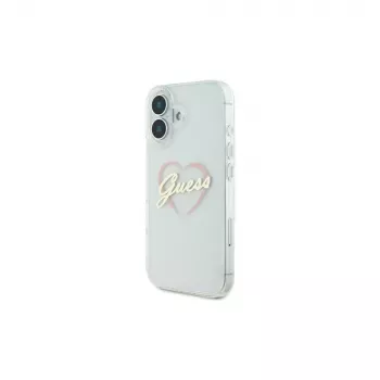 Guess GUHCP16SHCHGSPT Custodia rigida per Apple iPhone 16 6,1