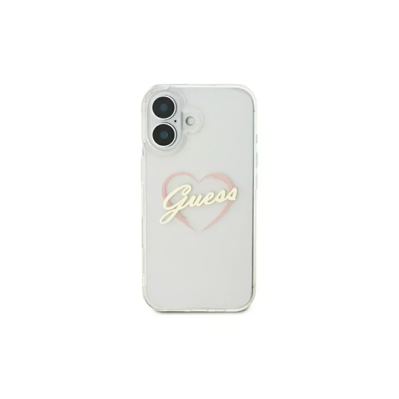Guess GUHCP16SHCHGSPT Custodia rigida per Apple iPhone 16 6,1