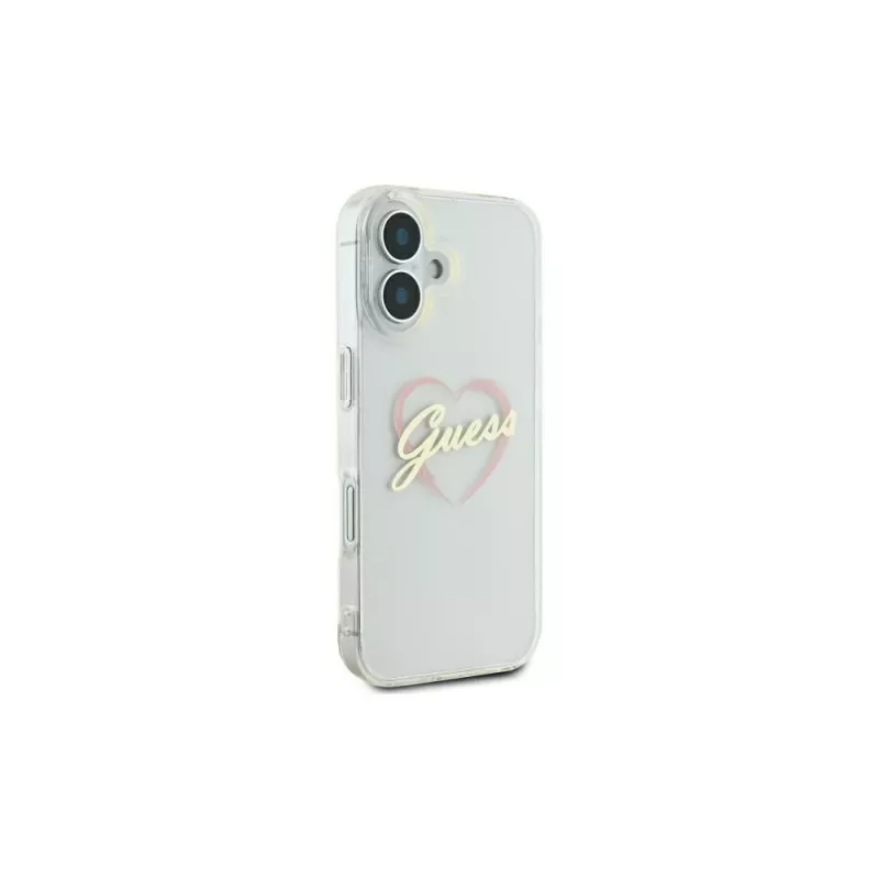 Guess GUHCP16SHCHGSPT Custodia rigida per Apple iPhone 16 6,1