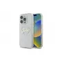 Guess GUHCP16LHCHGSPT Custodia rigida IML Heart per Apple iPhone 16 Pro 6,3, trasparente