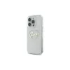 Guess GUHCP16LHCHGSPT Custodia rigida IML Heart per Apple iPhone 16 Pro 6,3, trasparente